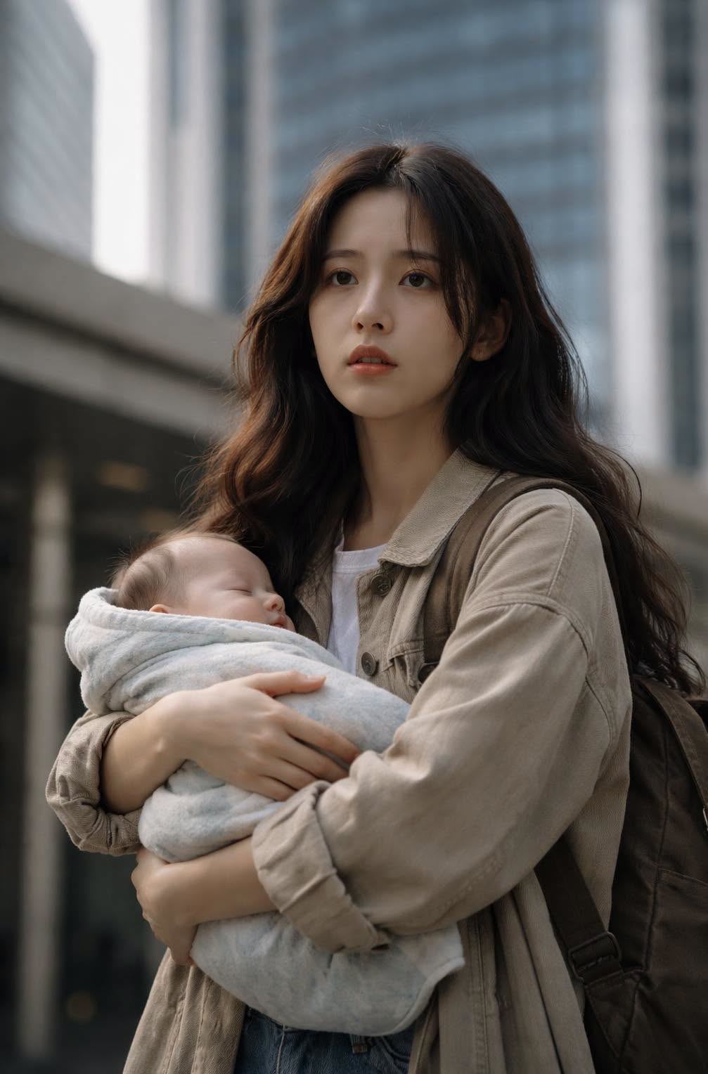 Ôm Con Đến Tập Đoàn Đòi Cha