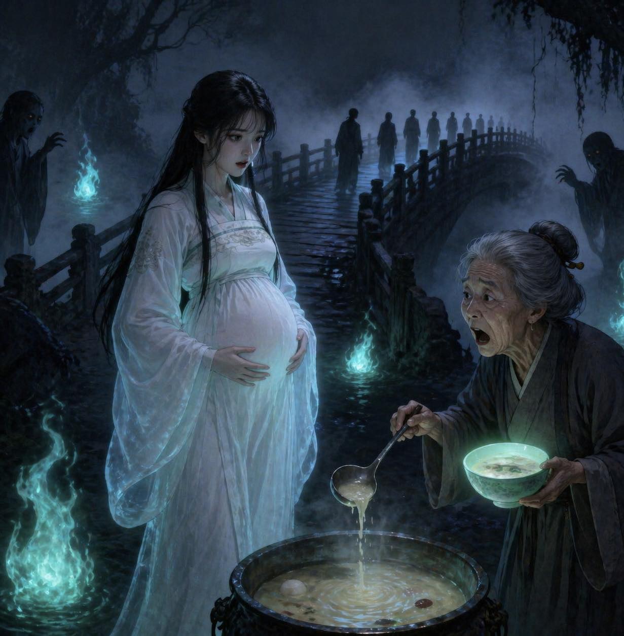 Nữ Quỷ Mang Thai, Tam Giới Đại Loạn